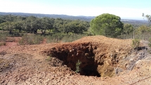 One of the many smaller adits in the Moura area